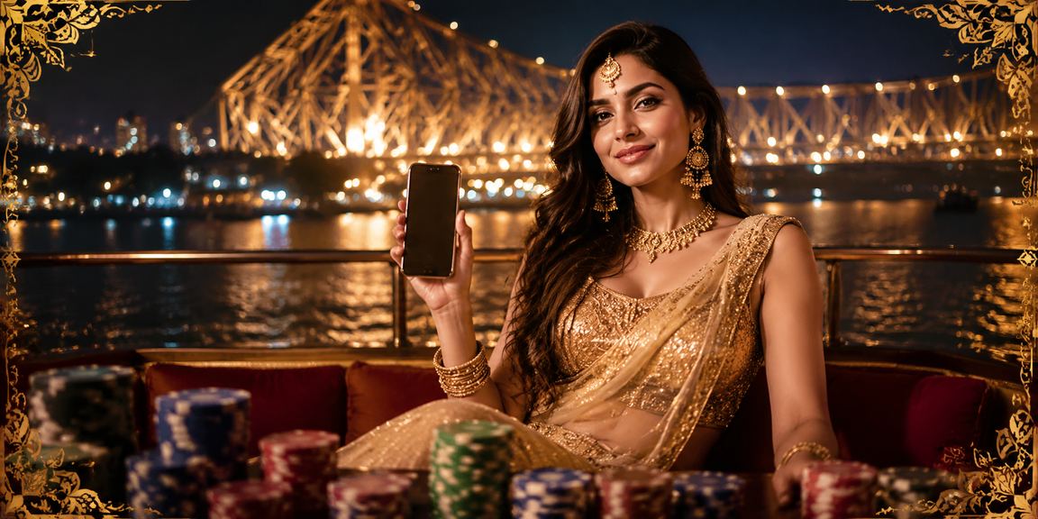 View of live Teen Patti digital tournament in Kolkata casino environment